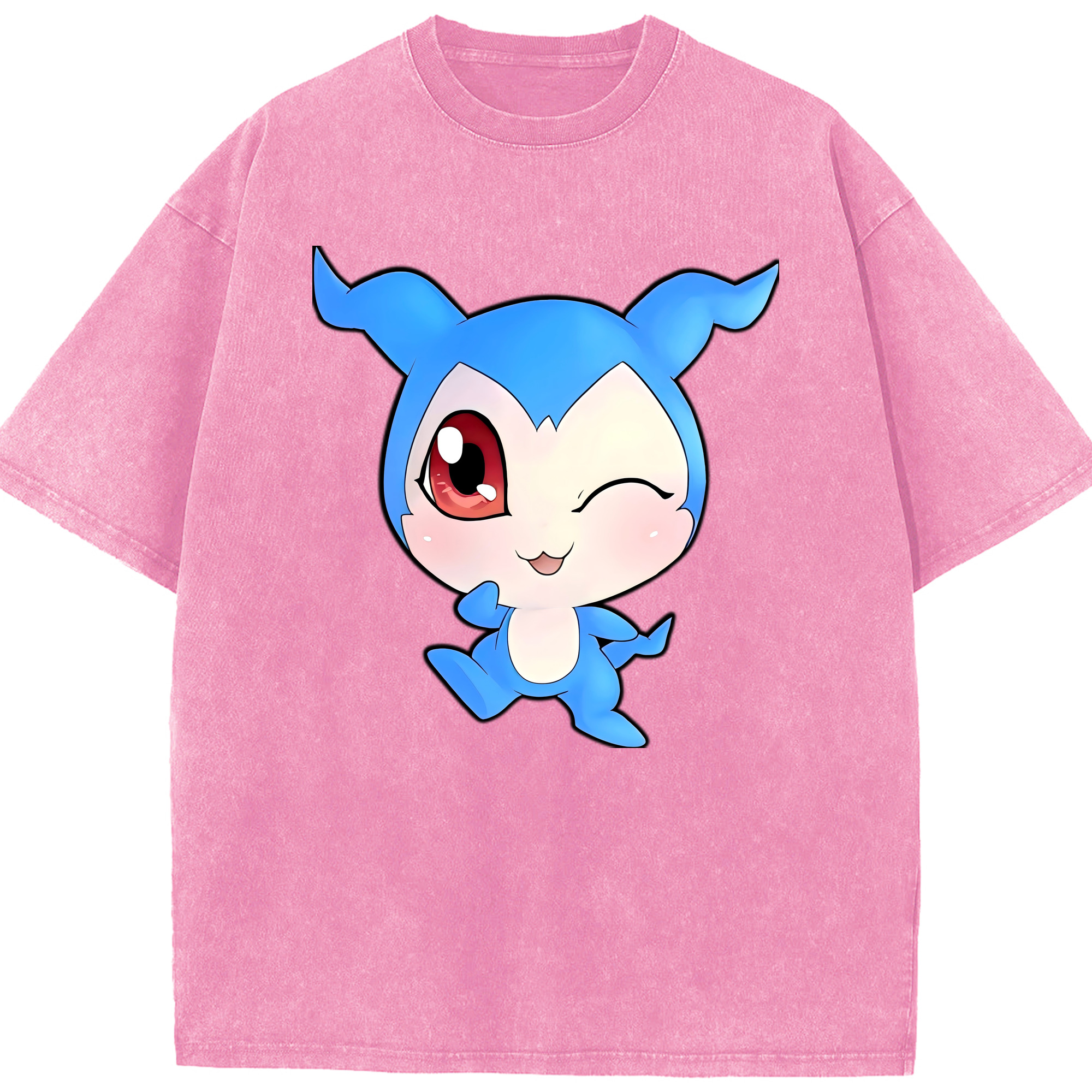 （画像用） Digimon デジタルモンスター/デジモン 綿100% ヴィンテージ風 半袖Tシャツ（フロントプリント）